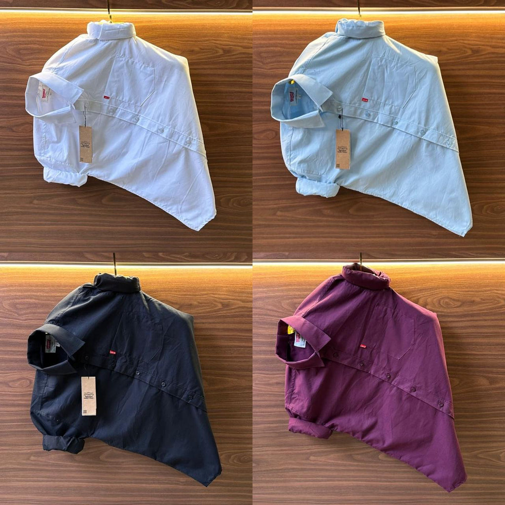 Latest Trendy Collection Premium Plain Cotton Shirt.
