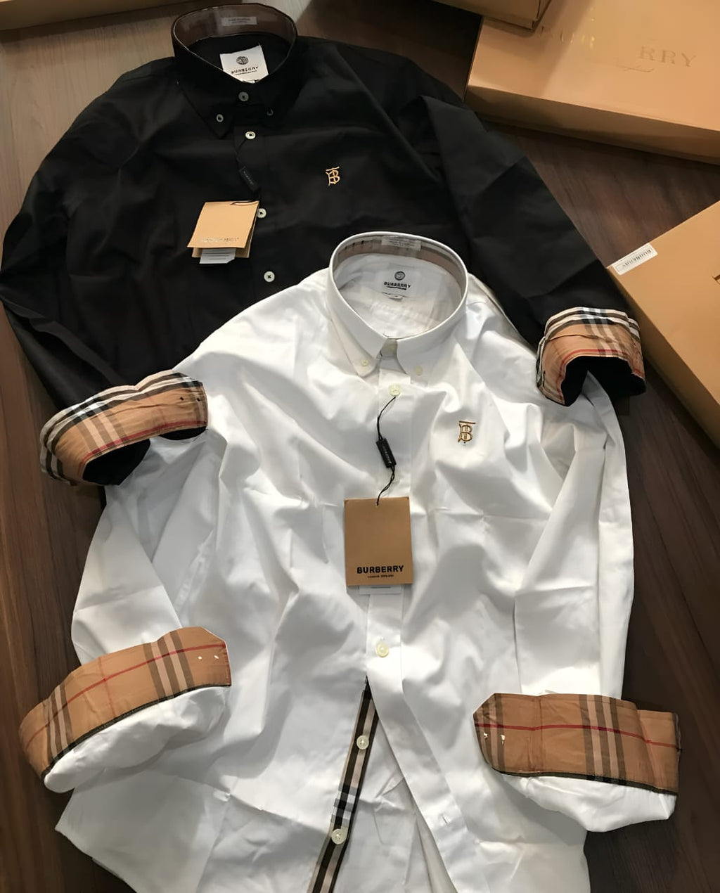 Inspired By Burberry Party Wear Cotton Formal Wear Shirt.