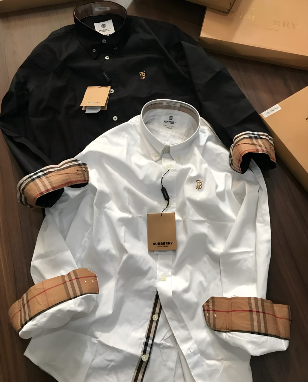 Inspired By Burberry Party Wear Cotton Formal Wear Shirt.