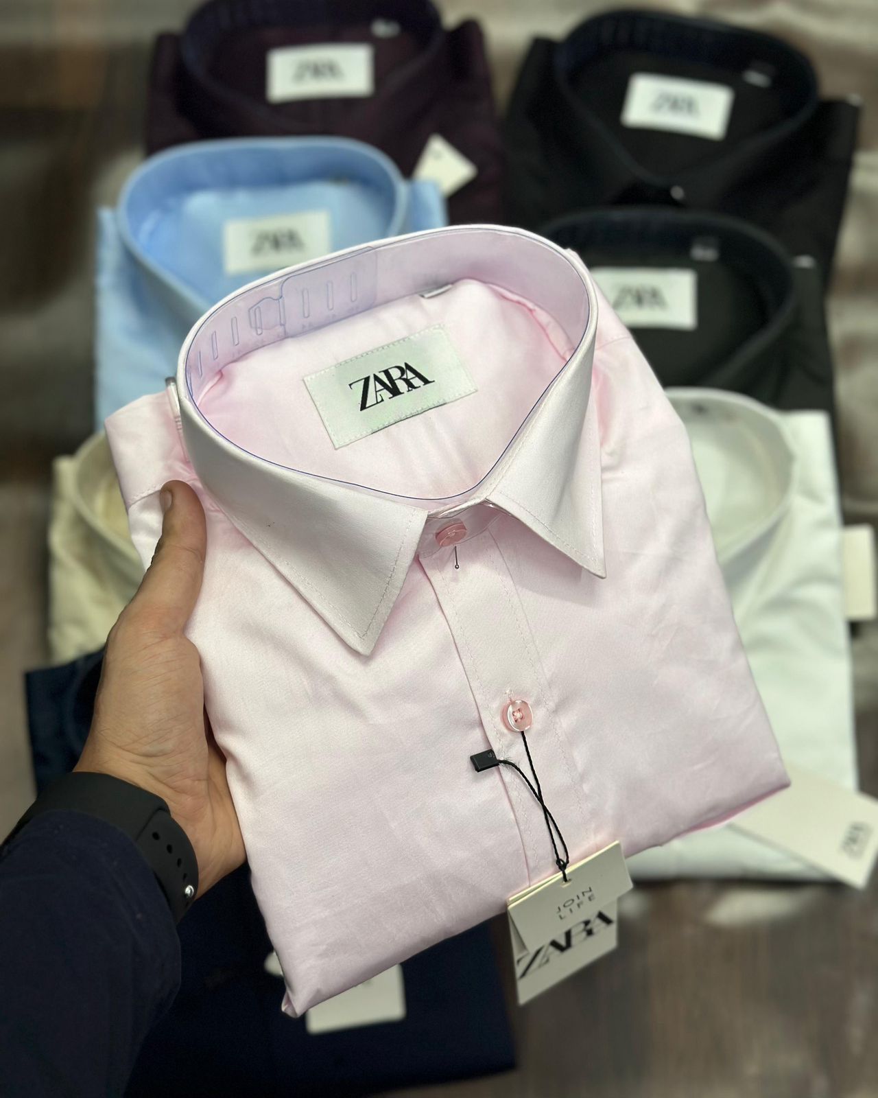Cotton Full Sleeve Plain Shirt with Pocket – Premium Collection