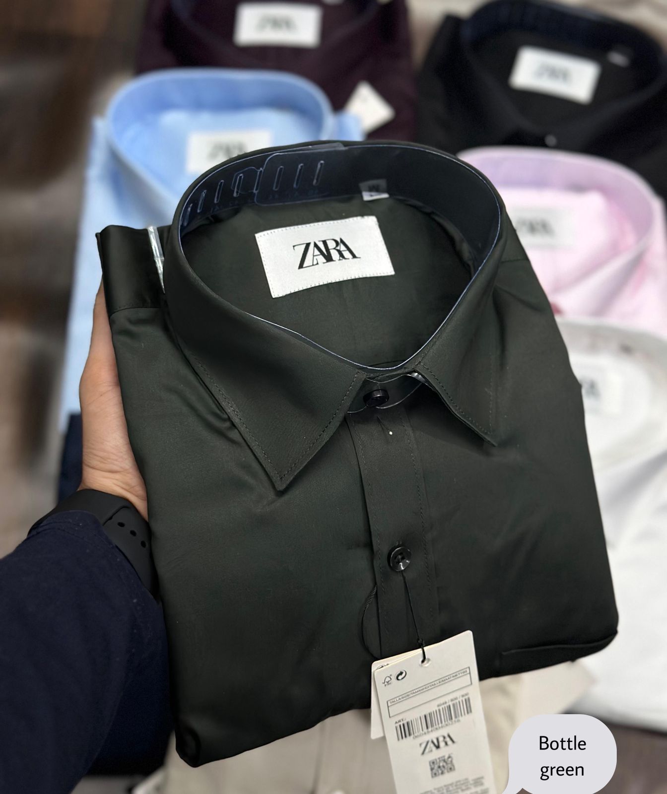 Cotton Full Sleeve Plain Shirt with Pocket – Premium Collection