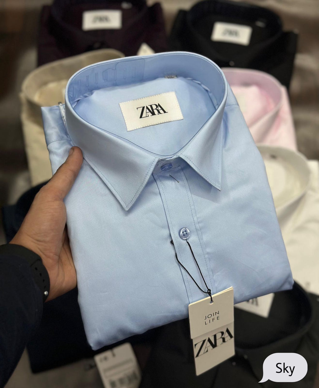 Cotton Full Sleeve Plain Shirt with Pocket – Premium Collection