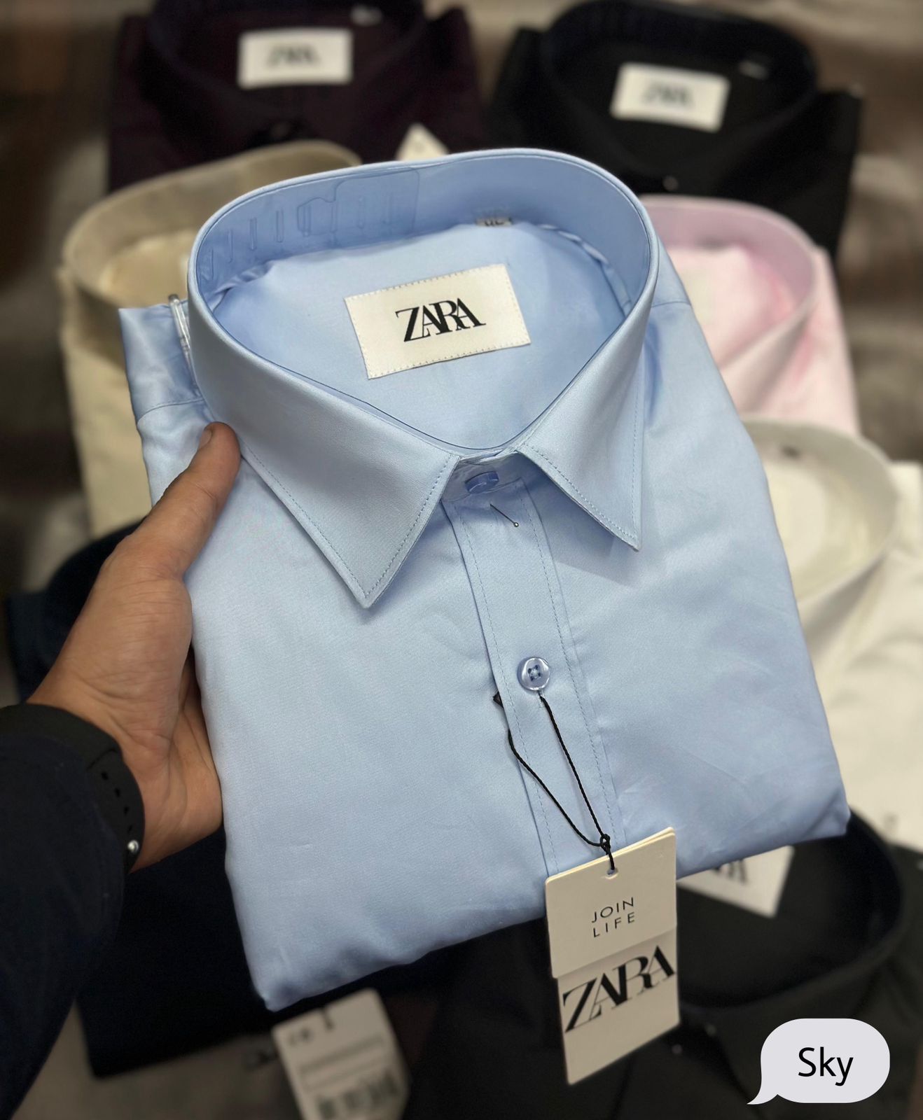 Cotton Full Sleeve Plain Shirt with Pocket – Premium Collection