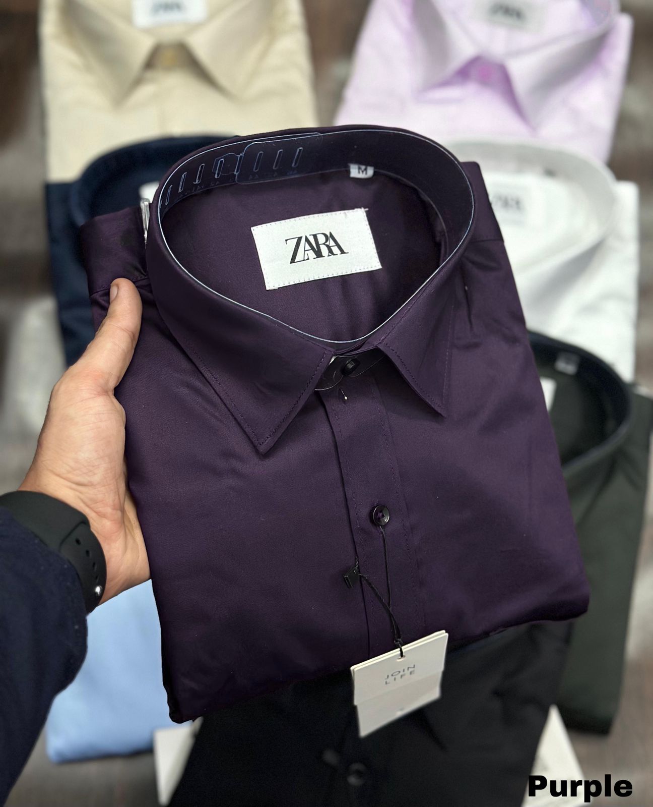 Cotton Full Sleeve Plain Shirt with Pocket – Premium Collection