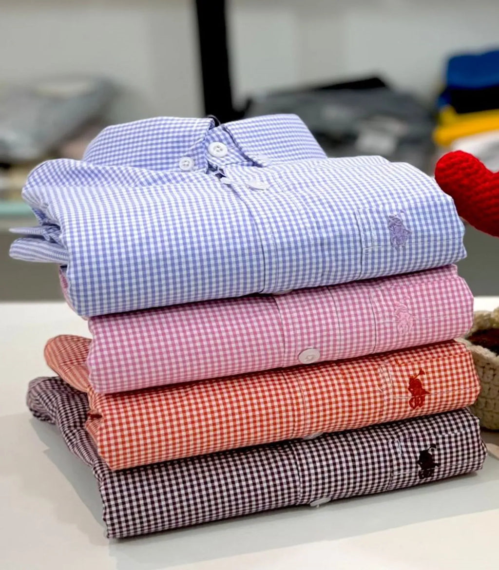R.L. Men’s Combo-4-Shirts Checks Combo | Cotton Blend | Stylish Colors | Premium Comfort