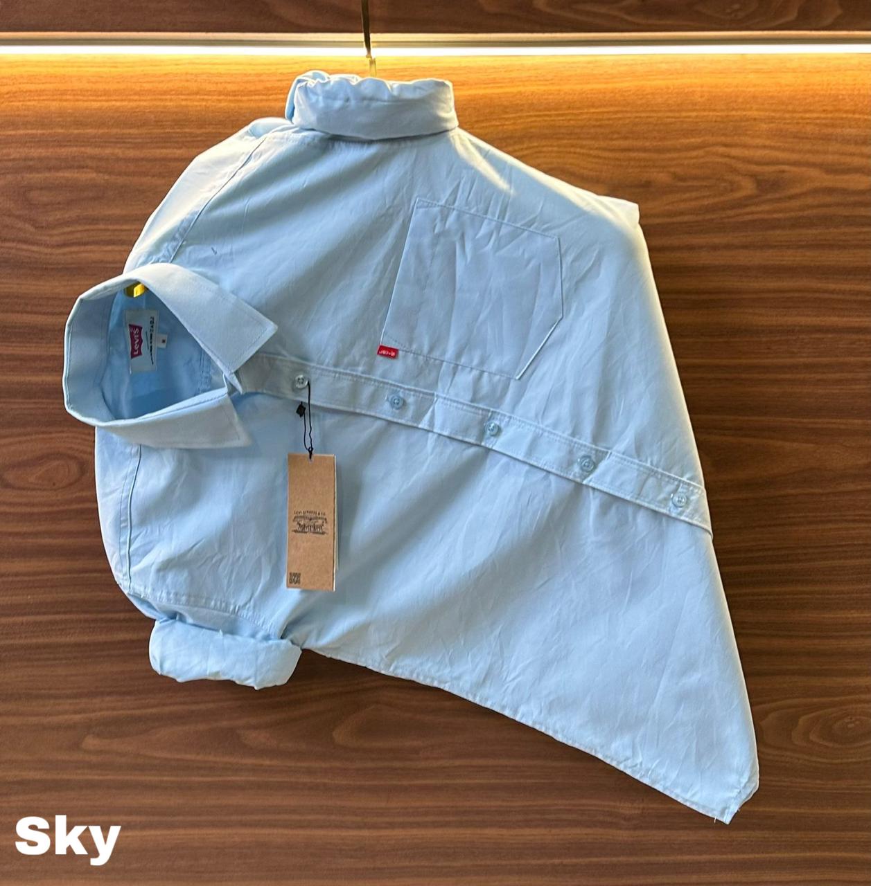 Latest Trendy Collection Premium Plain Cotton Shirt.