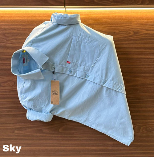 Latest Trendy Collection Premium Plain Cotton Shirt.