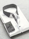 Men Full Sleeve White Casual Shirt (SKU-012)