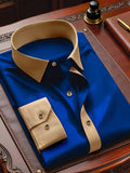 Men Full Sleeve Blue Casual Shirt (SKU-011)