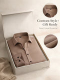 Men Full Sleeve Brown Casual Shirt (SKU-040)