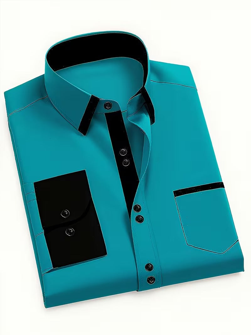 Men Full Sleeve Green Casual Shirt (SKU-004)