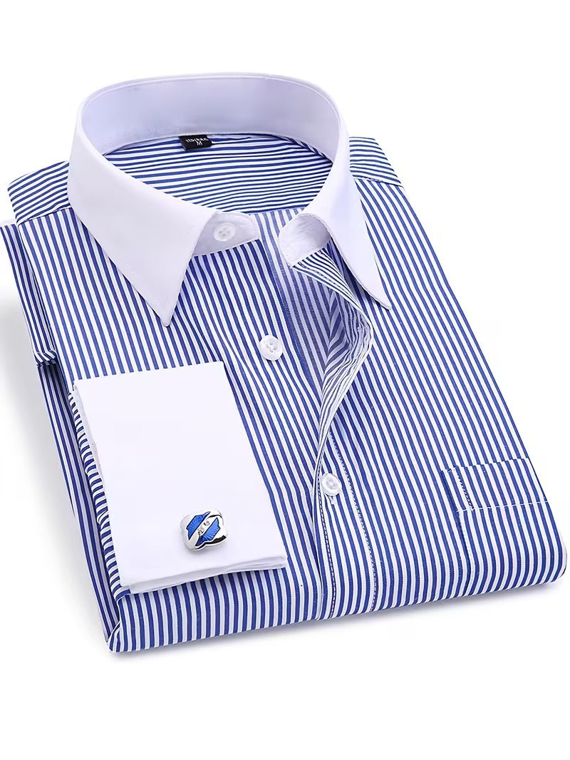 Men Full Sleeve Blue Line Casual Shirt (SKU-009)