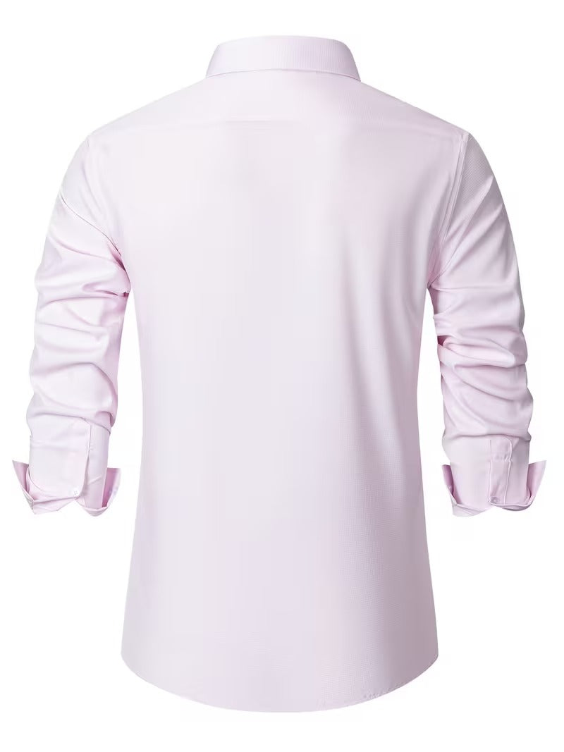 Men Full Sleeve Pink Casual Shirt (SKU-021)