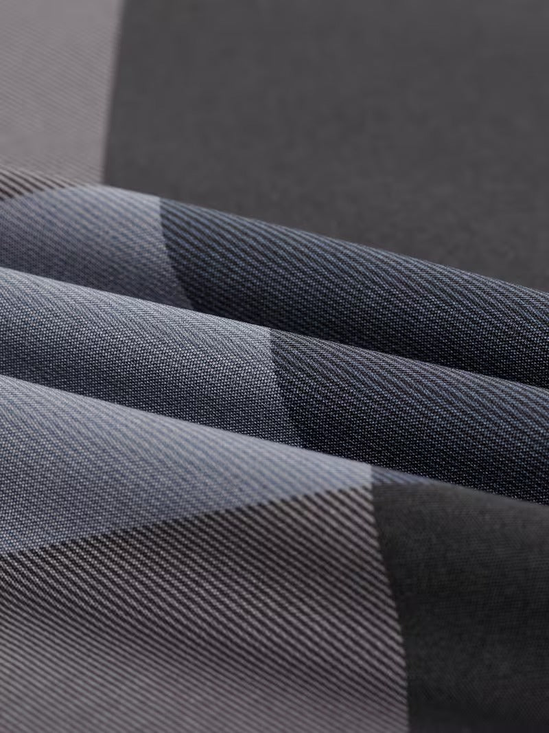 Men Full Sleeve Blue Check Casual Shirt (SKU-030)