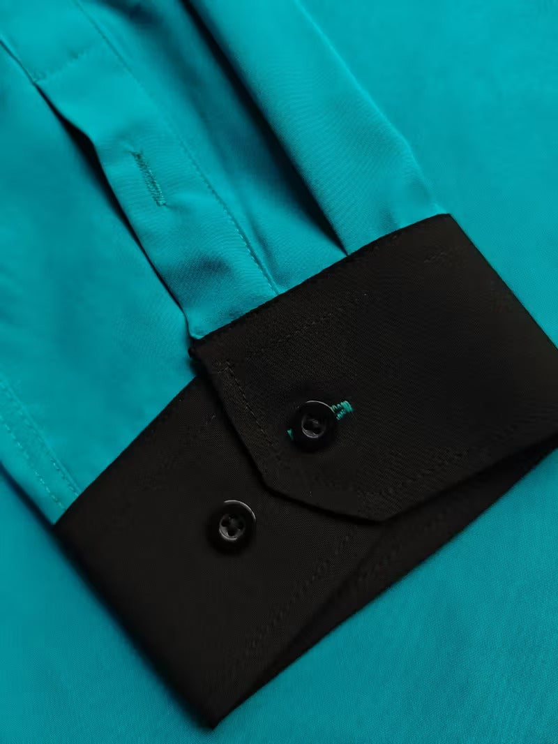 Men Full Sleeve Green Casual Shirt (SKU-004)