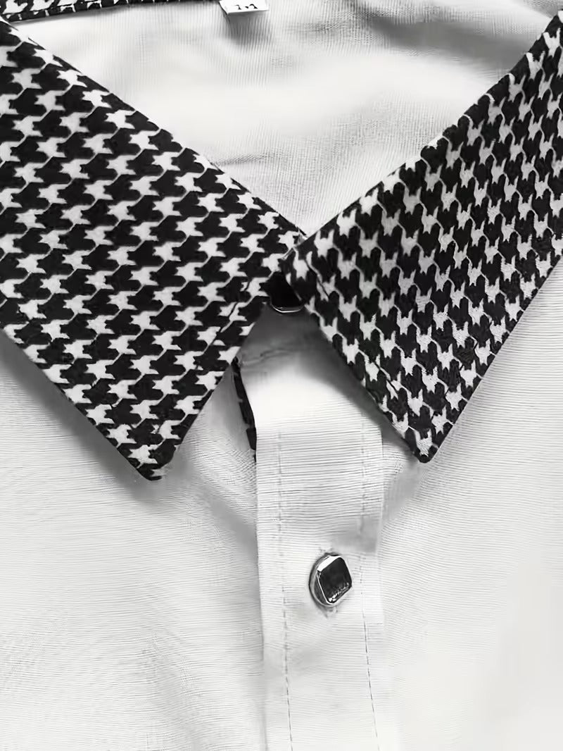 Men Full Sleeve White Casual Shirt (SKU-012)
