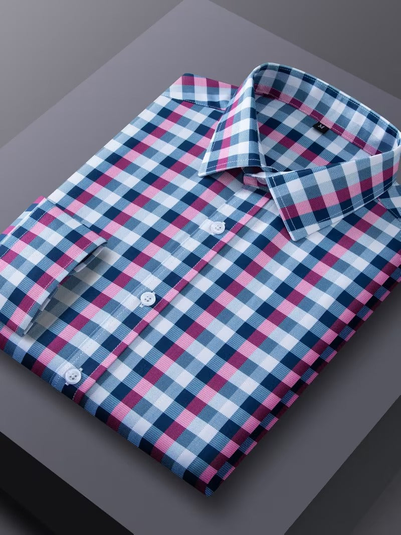 Men Full Sleeve Check Casual Shirt (SKU-035)