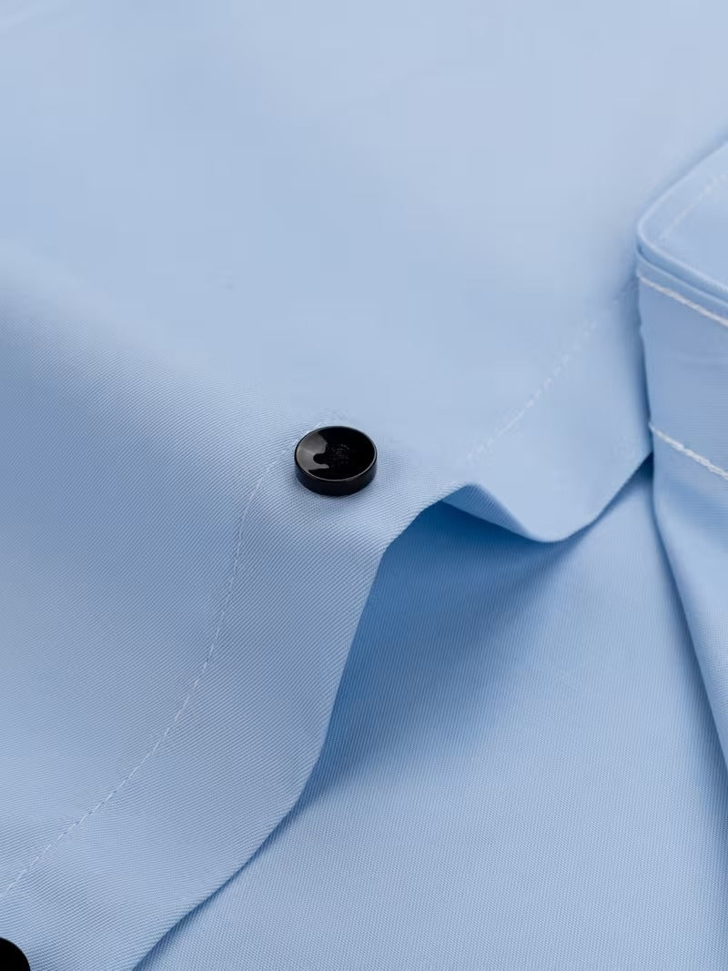 Men Full Sleeve Blue Casual Shirt (SKU-026)