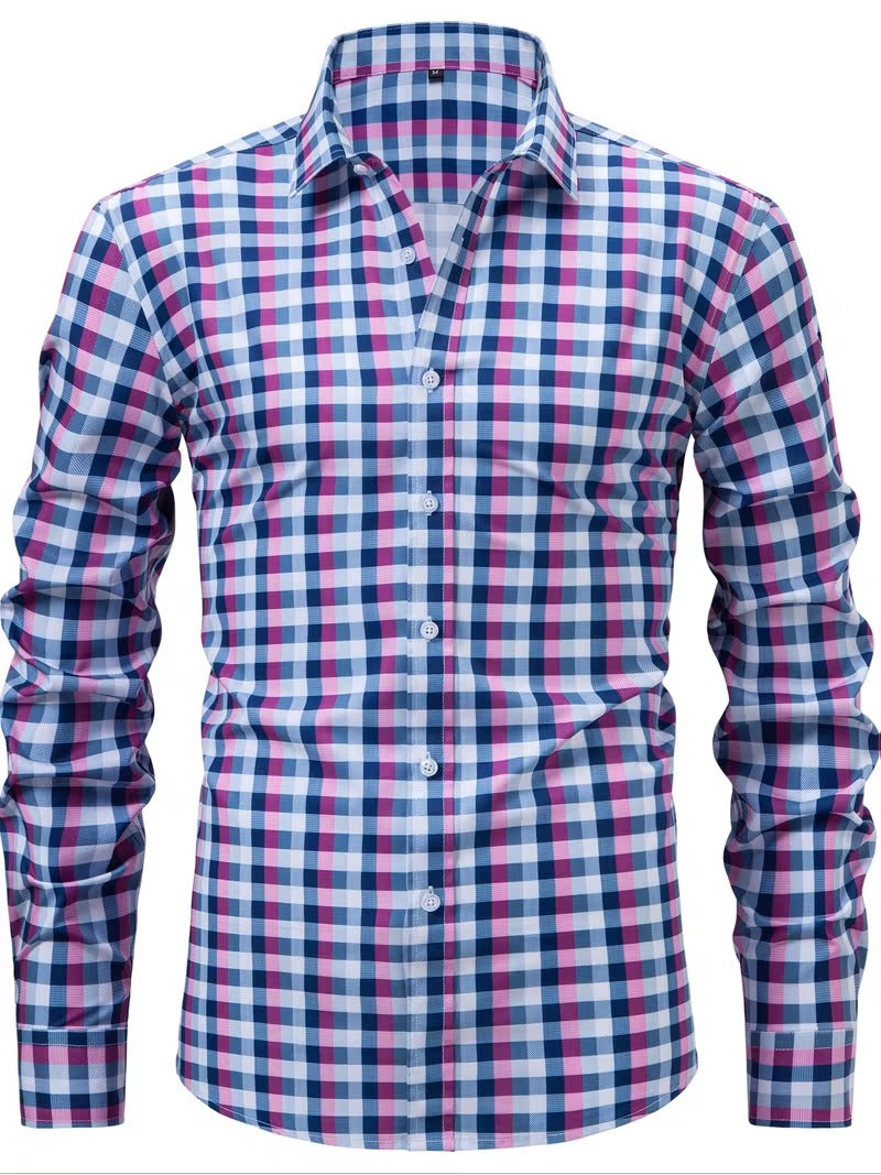 Men Full Sleeve Check Casual Shirt (SKU-035)