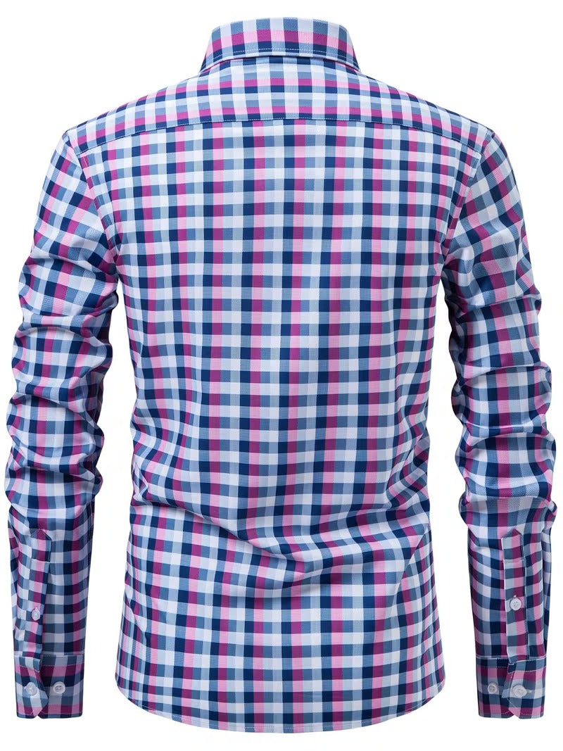 Men Full Sleeve Check Casual Shirt (SKU-035)