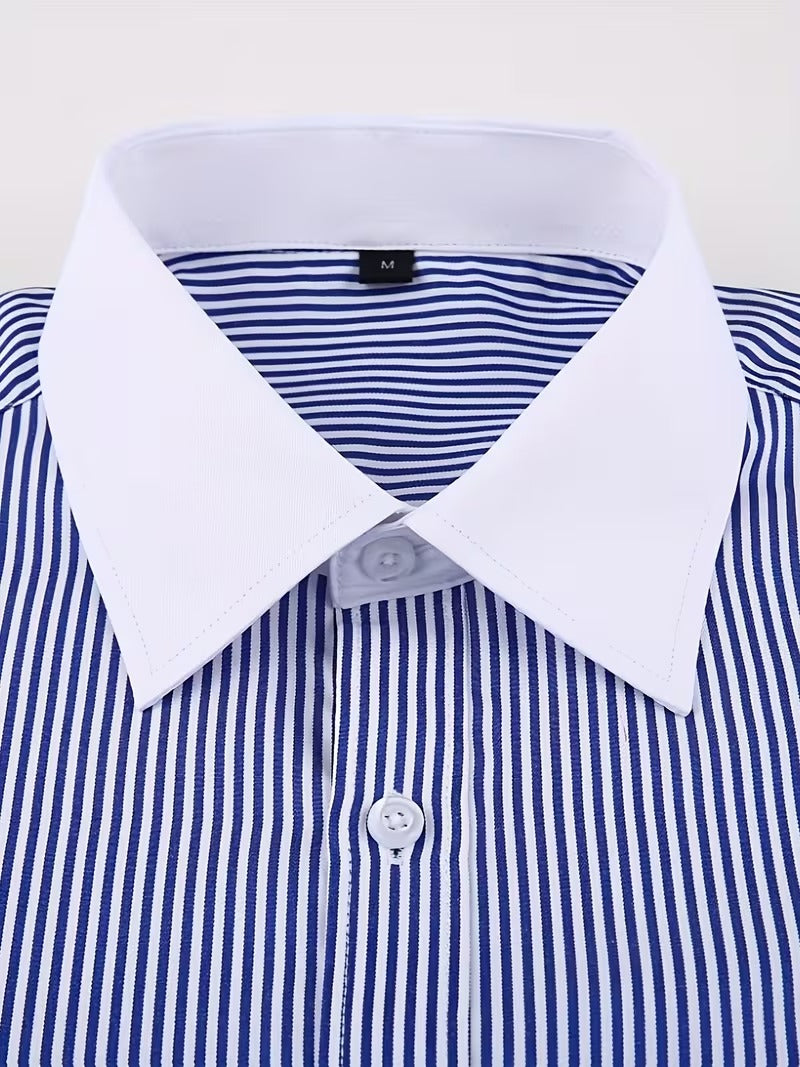 Men Full Sleeve Blue Line Casual Shirt (SKU-009)