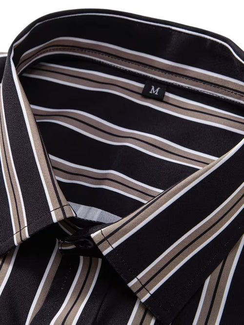 Men Full Sleeve Black Line Casual Shirt (SKU-016)