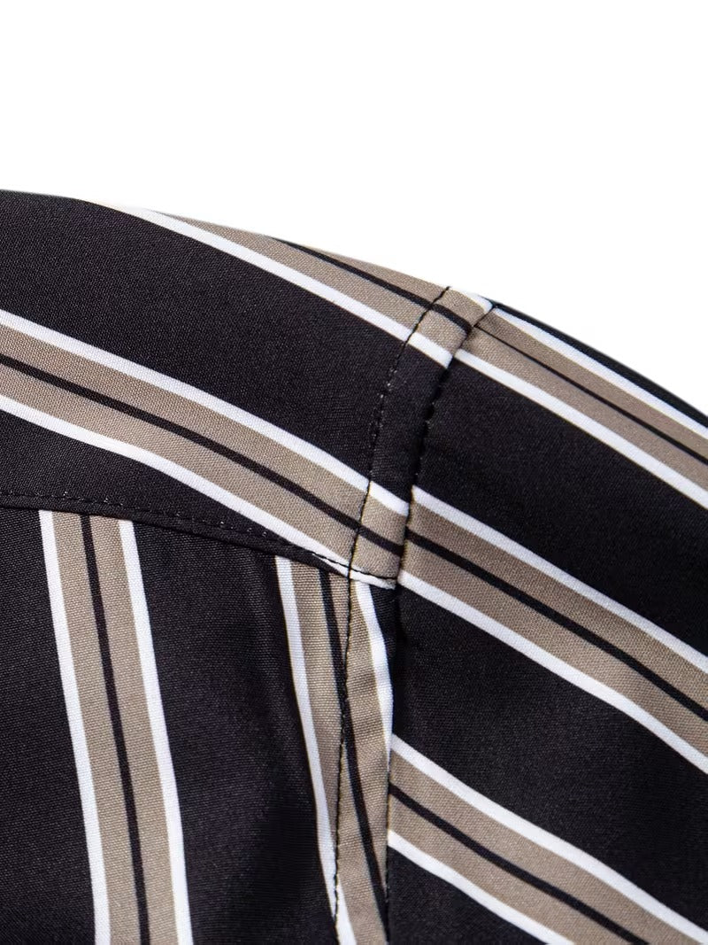 Men Full Sleeve Black Line Casual Shirt (SKU-016)