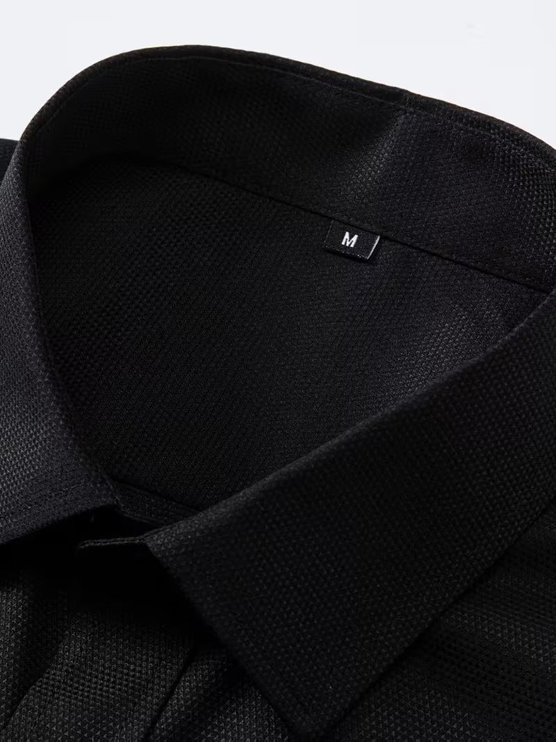 Men Full Sleeve Black Casual Shirt (SKU-022)