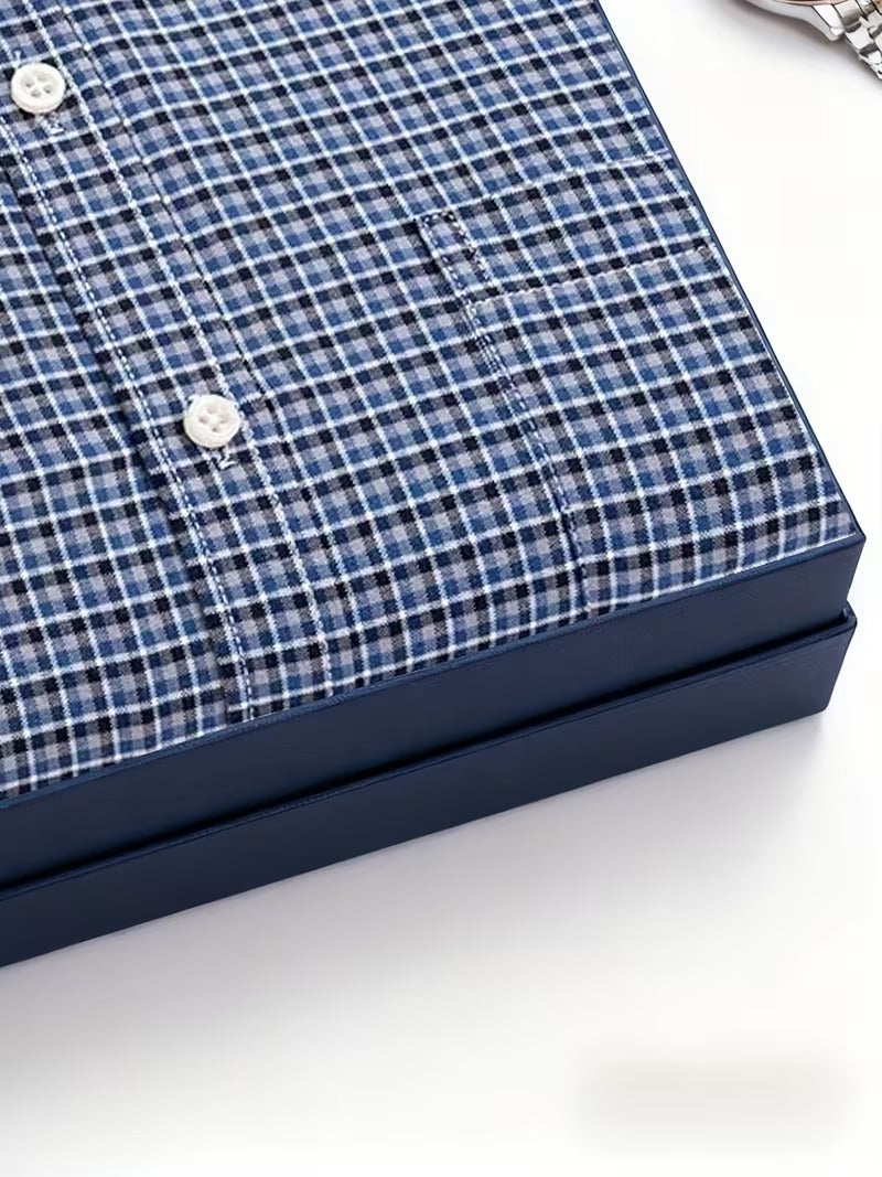 Men Full Sleeve Check Casual Shirt (SKU-027)