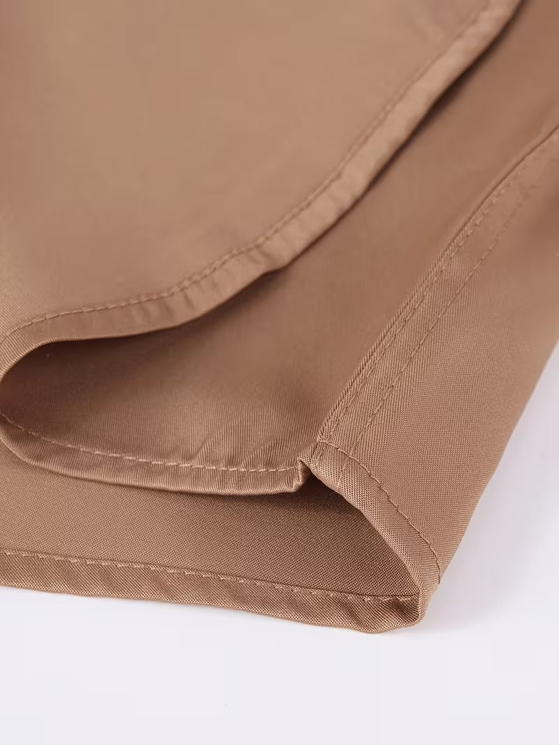 Men Full Sleeve Brown Casual Shirt (SKU-040)